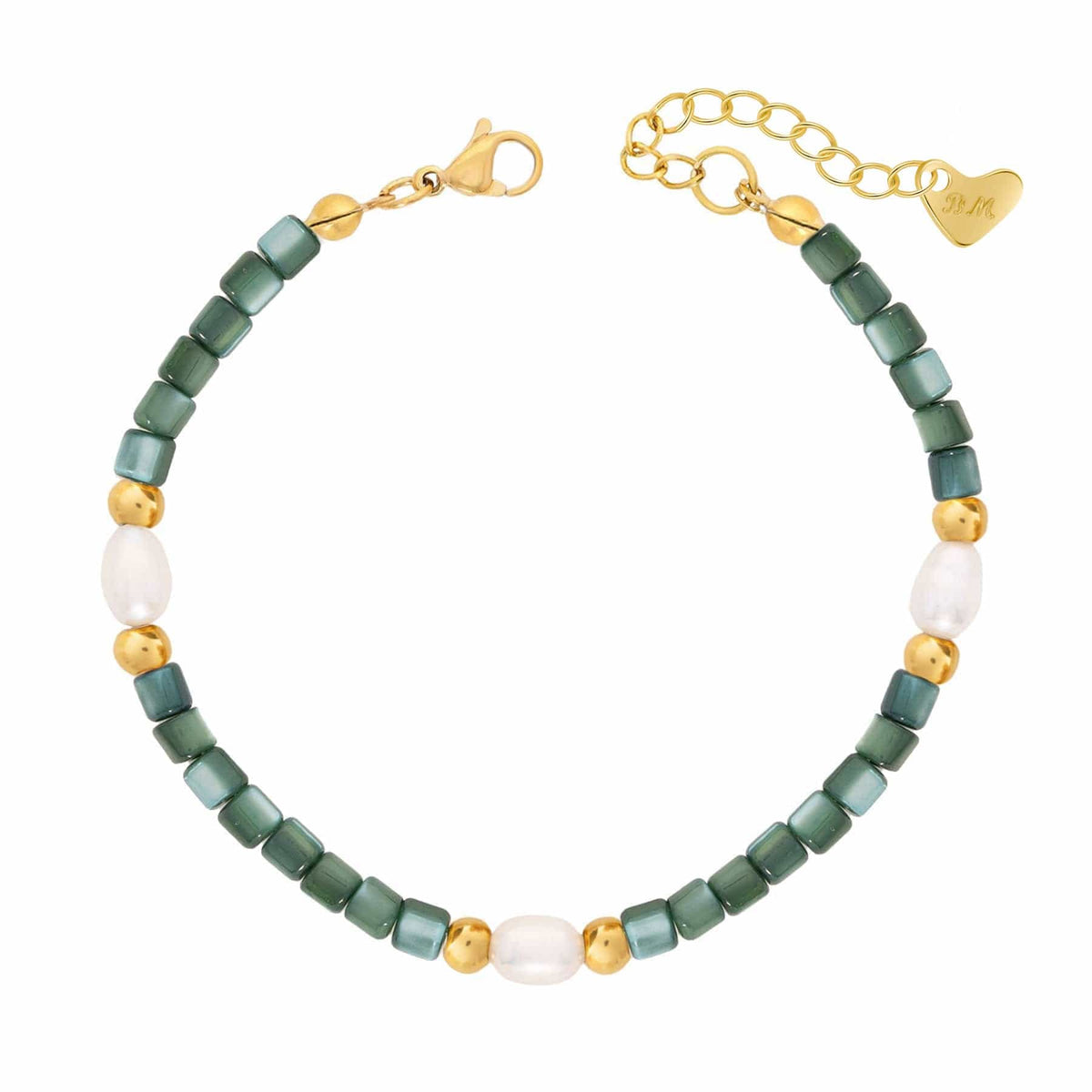 Bohomoon Stainless Steel Shiloh Pearl Bracelet