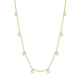 BohoMoon Stainless Steel Shine Necklace Gold