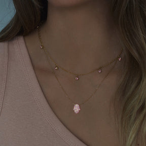 BohoMoon Stainless Steel Rosé Necklace