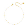 Bohomoon Stainless Steel Sienna Pearl Anklet