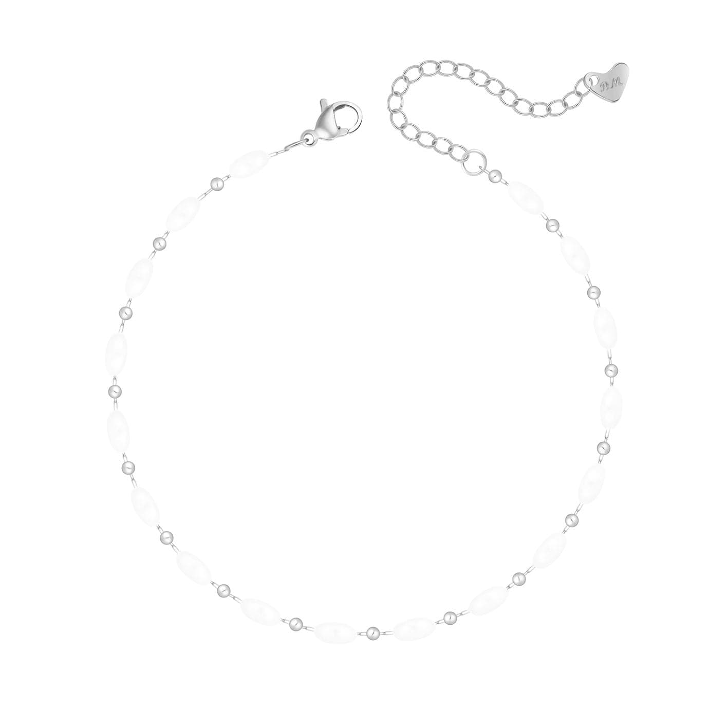 Bohomoon Stainless Steel Sienna Pearl Anklet