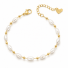Bohomoon Stainless Steel Sienna Pearl Bracelet