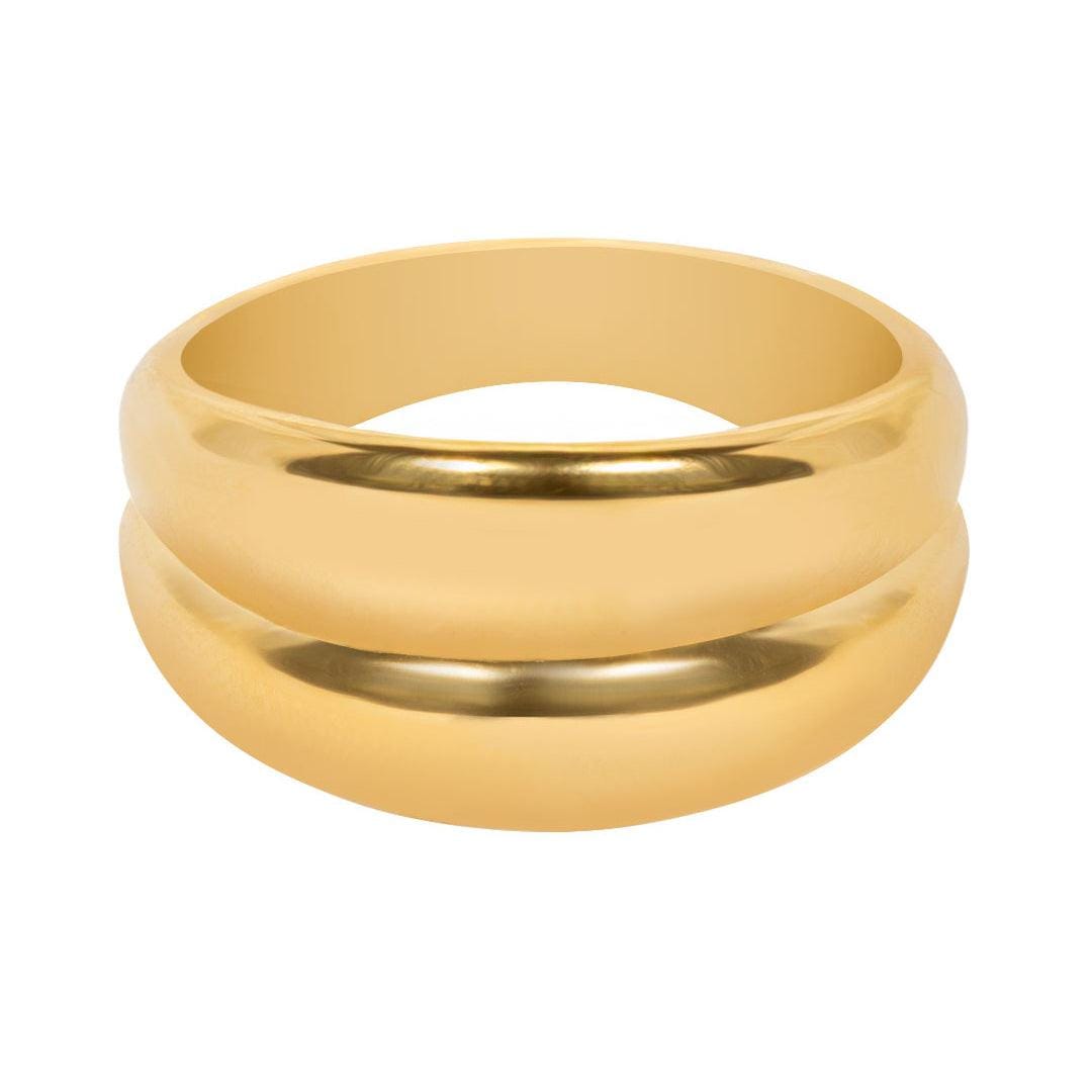 BohoMoon Stainless Steel Sienna Ring Gold / US 6 / UK L / EUR 51 (small)