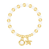 Bohomoon Stainless Steel Siren Pearl Bracelet