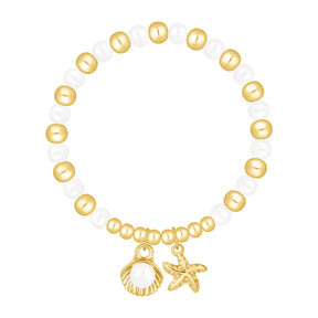 Bohomoon Stainless Steel Siren Pearl Bracelet