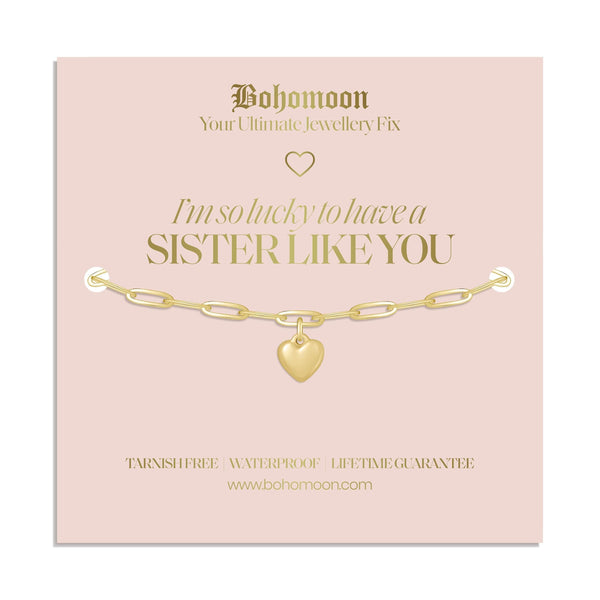 Bohomoon Stainless Steel Sister Bracelet