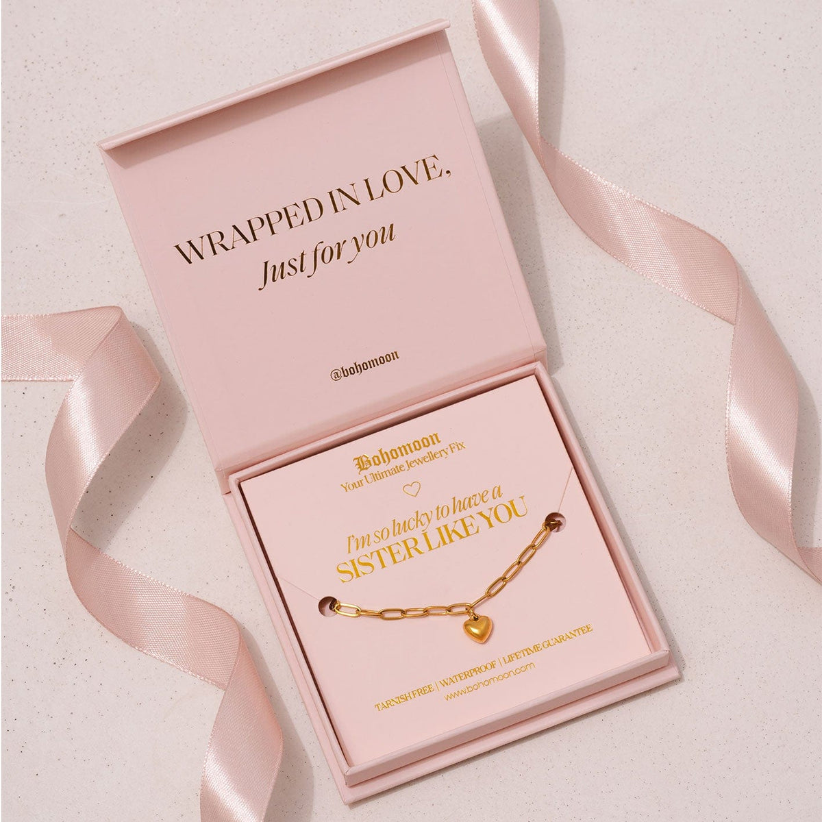 Bohomoon Stainless Steel Sister Bracelet