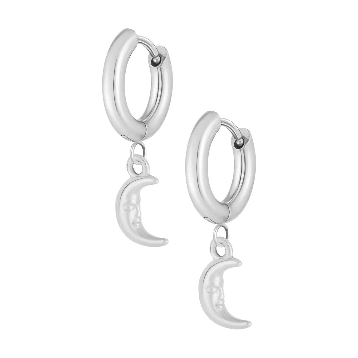 Bohomoon Stainless Steel Sleep Tight Hoop Earrings