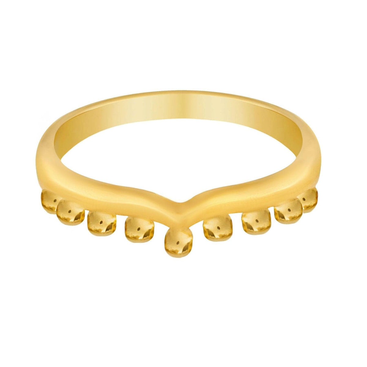 BohoMoon Stainless Steel Sloane Ring Gold / US 6 / UK L / EUR 51 (small)