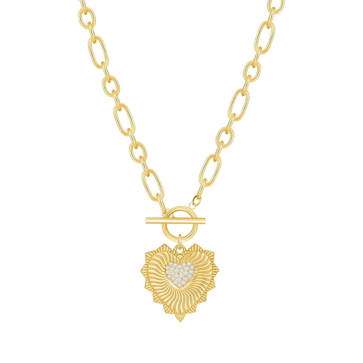 Bohomoon Stainless Steel Smitten TBar Necklace