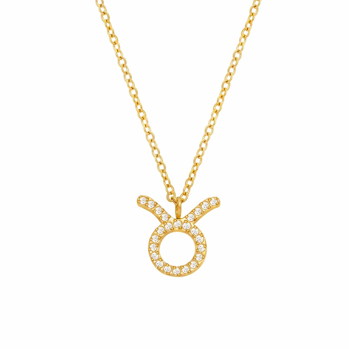 BohoMoon Stainless Steel Soar Zodiac Necklace Gold / Capricorn
