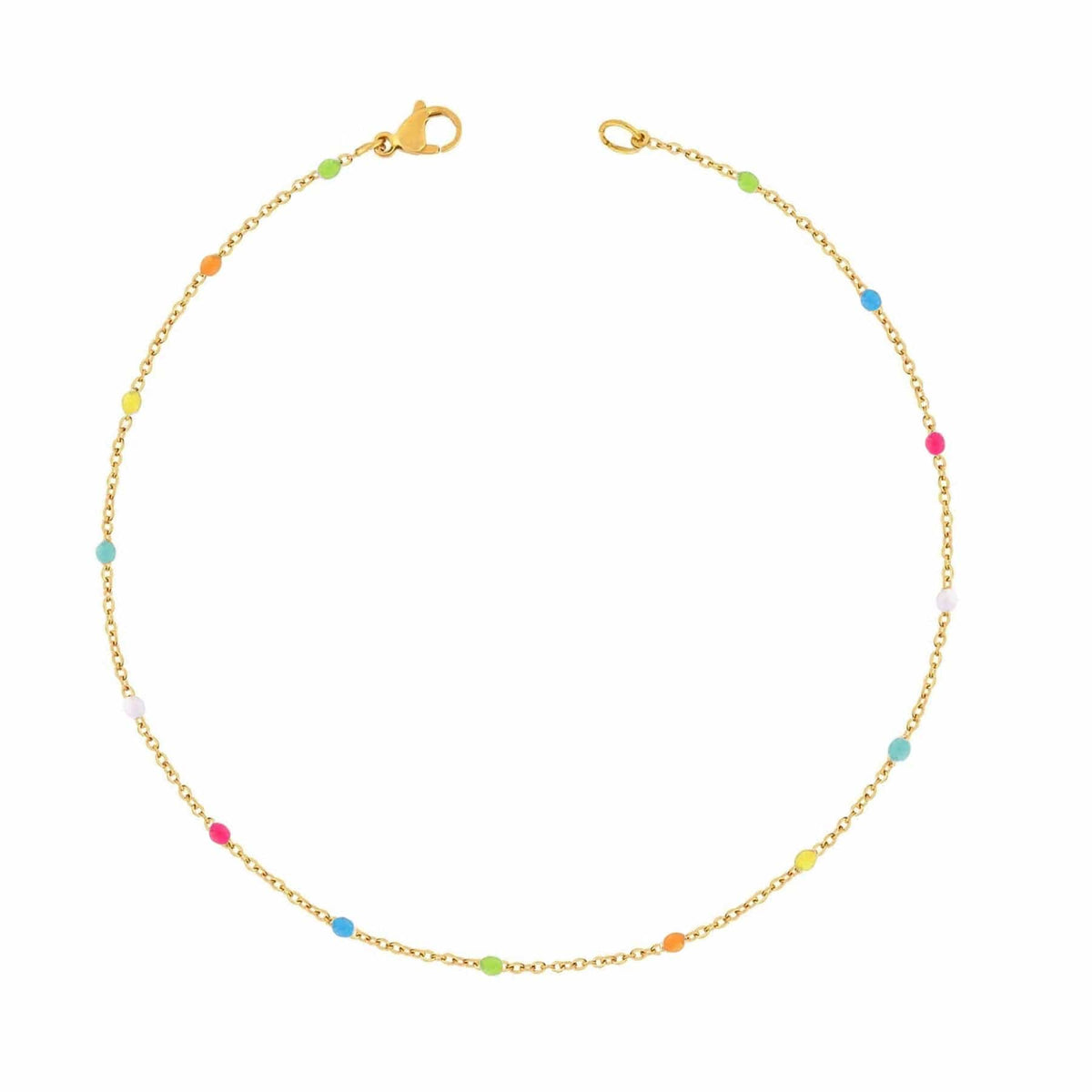 BohoMoon Stainless Steel Soda Bracelet Gold / Multi / Small