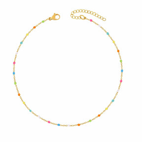 BohoMoon Stainless Steel Soda Choker Gold / Multi