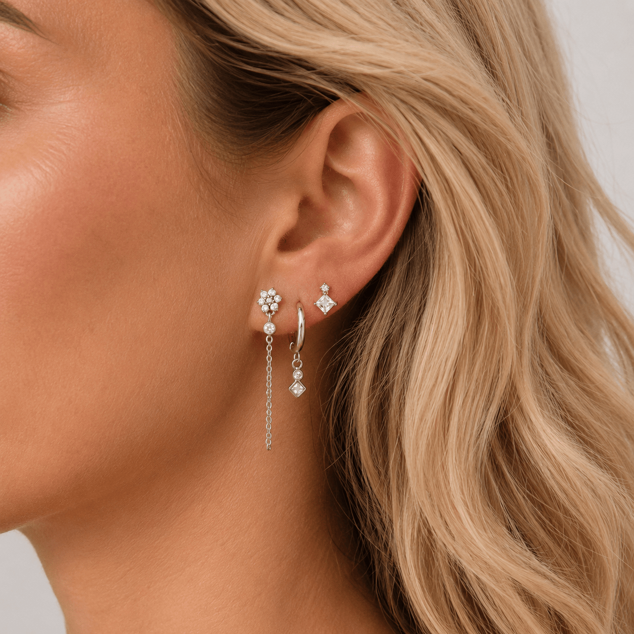 Bohomoon Stainless Steel Solene Stud Earrings