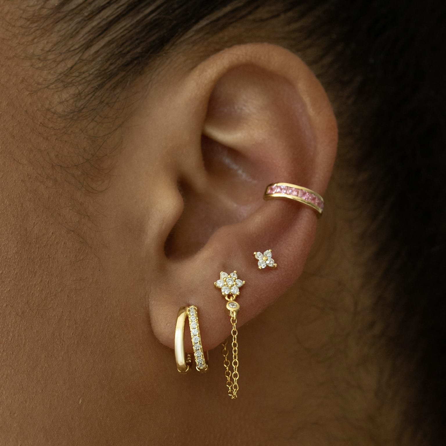 Bohomoon Stainless Steel Solene Stud Earrings