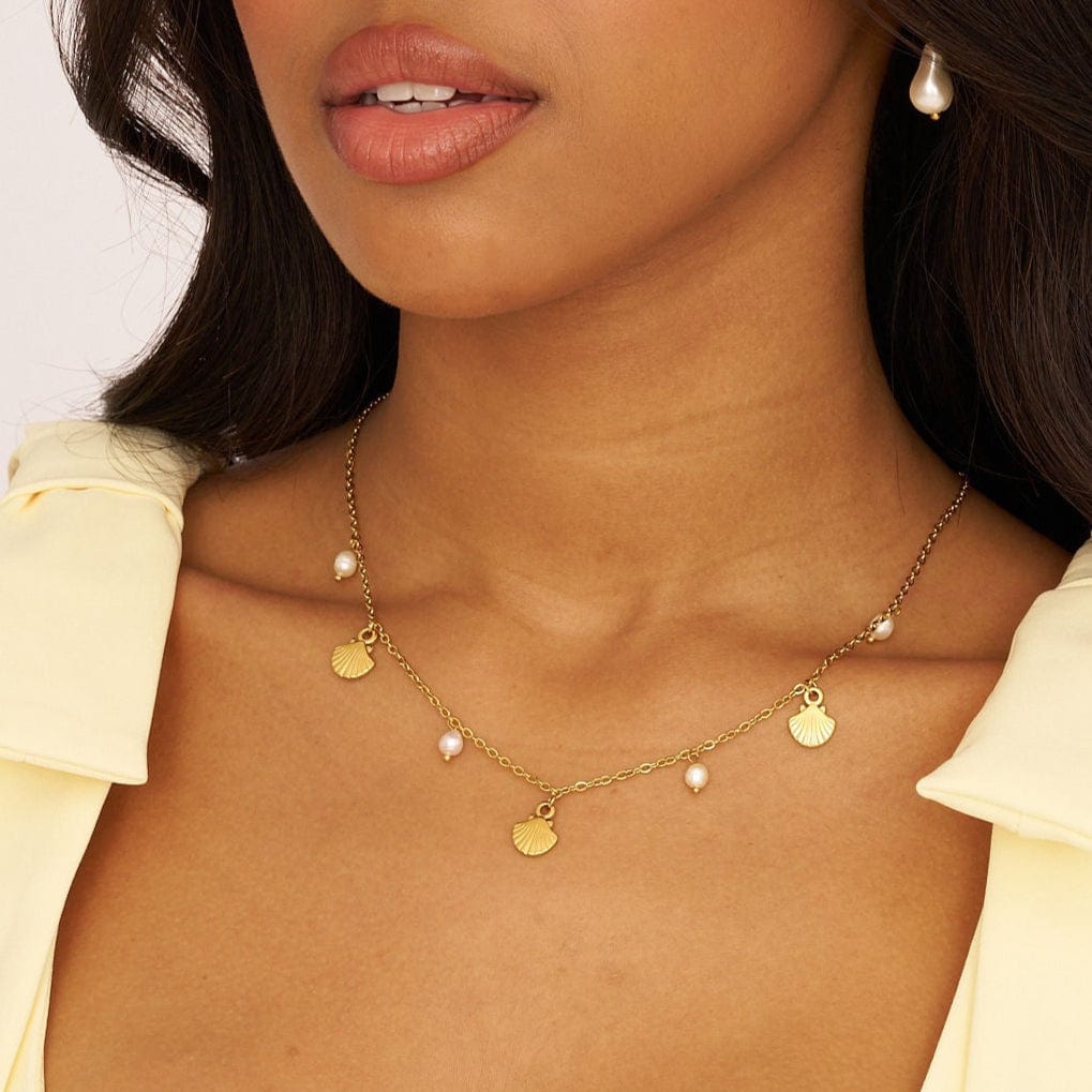 Bohomoon Stainless Steel Solstice Pearl Necklace