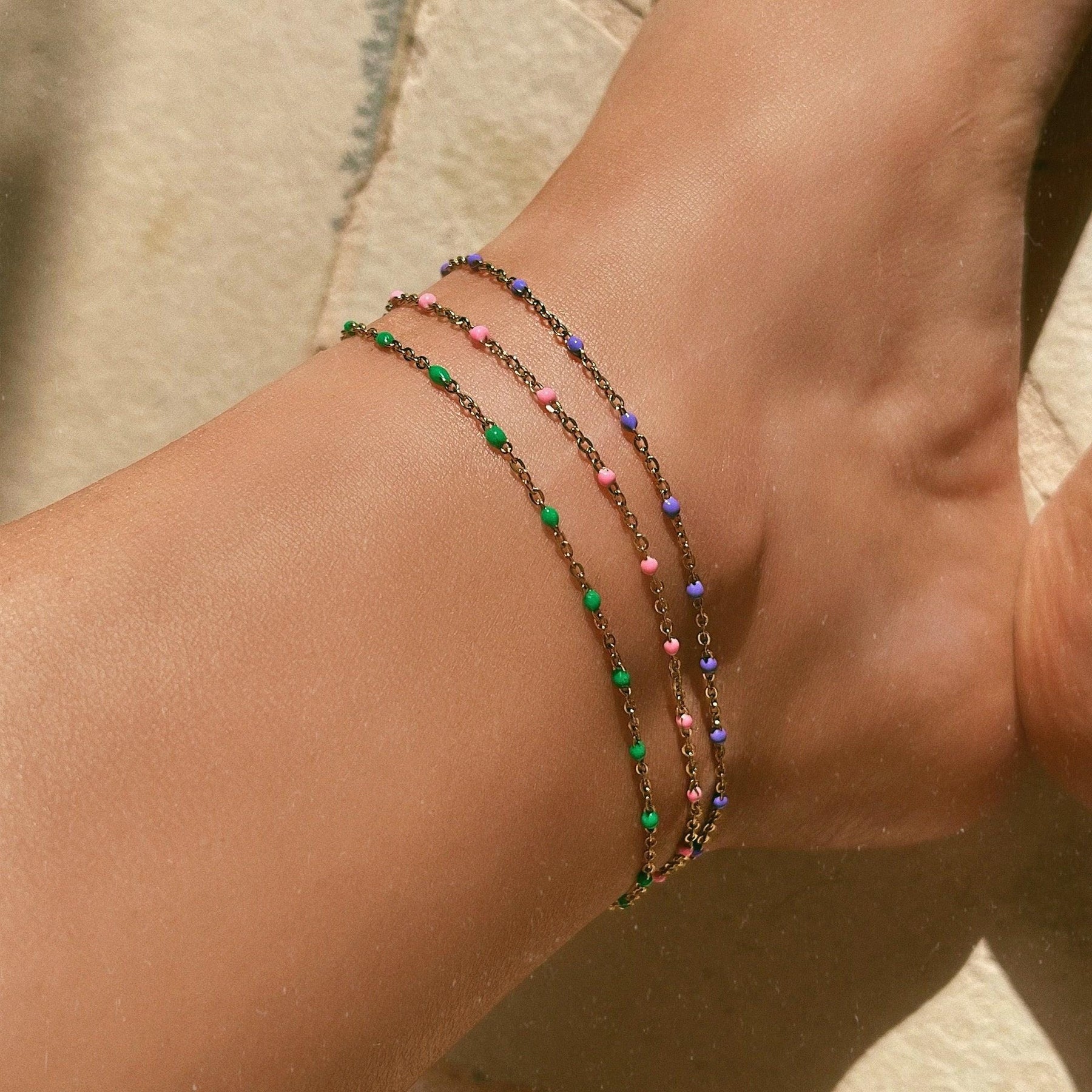BohoMoon Stainless Steel Sorrento Anklet