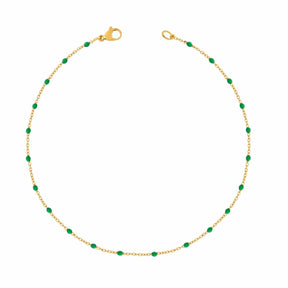 BohoMoon Stainless Steel Sorrento Bracelet Gold / Small / Green
