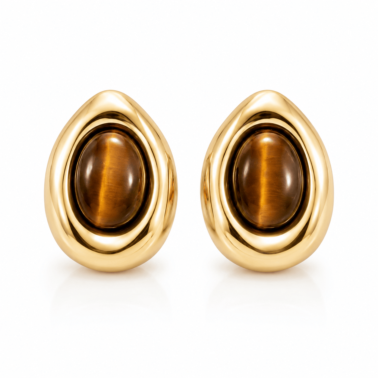 Bohomoon Stainless Steel Sorrow Stud Earrings