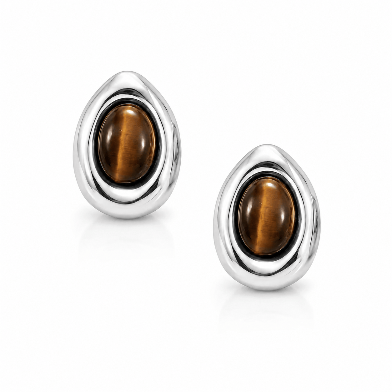 Bohomoon Stainless Steel Sorrow Stud Earrings