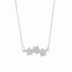 BohoMoon Stainless Steel Space Necklace Silver