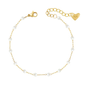 Bohomoon Stainless Steel Spencer Pearl Bracelet