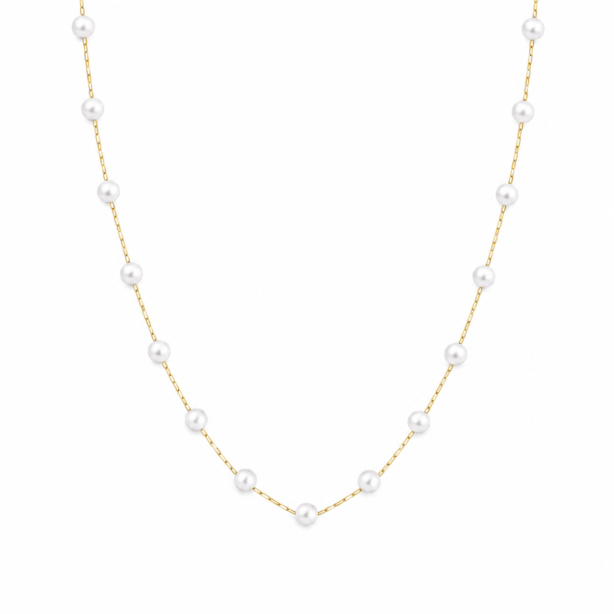 Bohomoon Stainless Steel Spencer Pearl Choker / Necklace