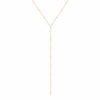 Bohomoon Stainless Steel Spencer Pearl Lariat Necklace