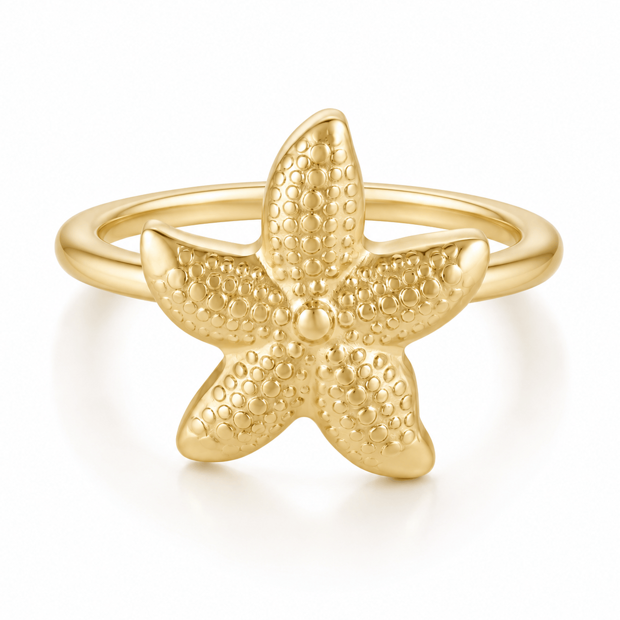 Bohomoon Stainless Steel Starfish Ring