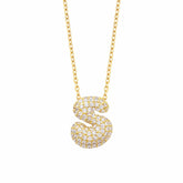 Bohomoon Stainless Steel Starry Night Initial Necklace