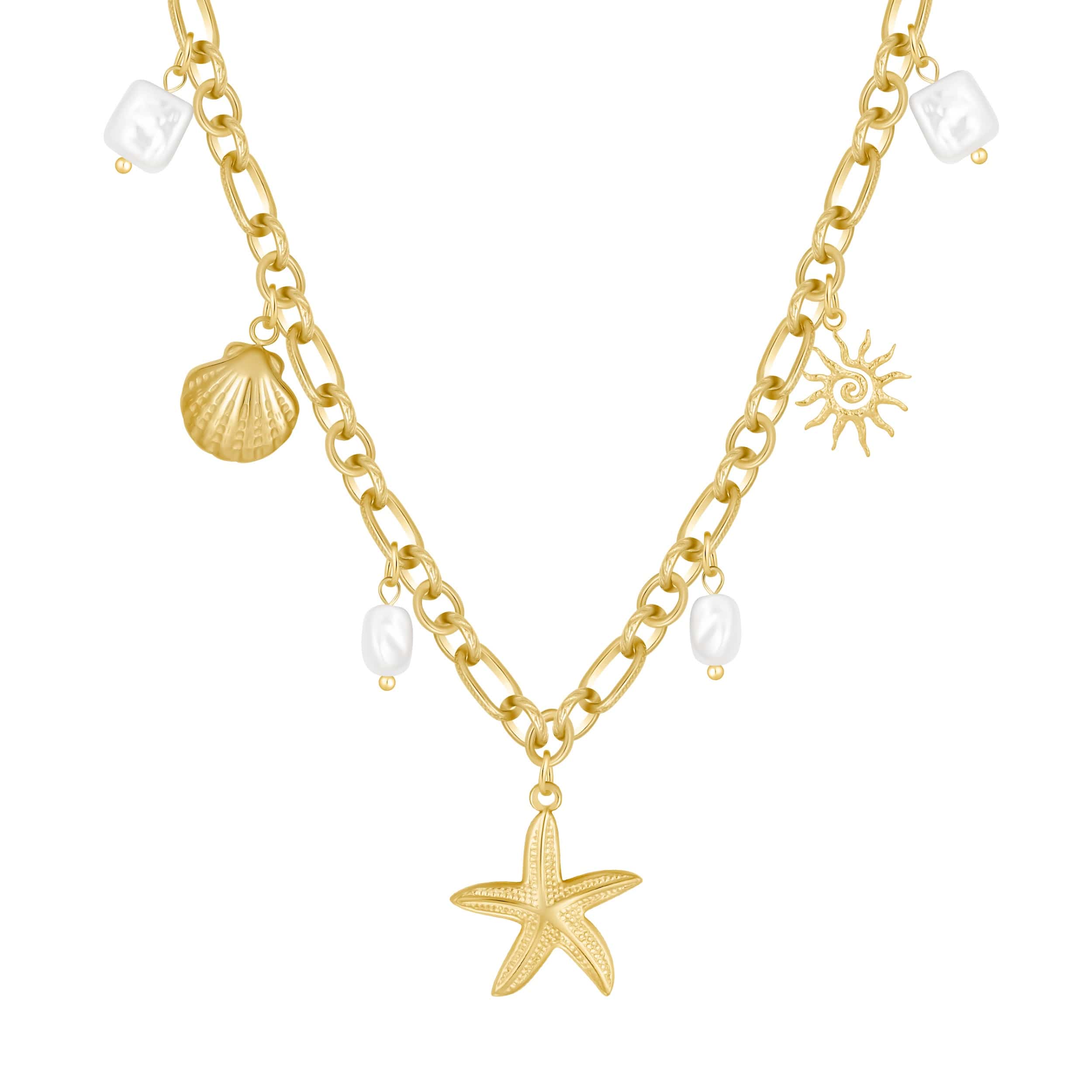 Bohomoon Stainless Steel Stassi Charm Necklace
