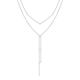 Bohomoon Stainless Steel Stassi Layered Lariat Necklace