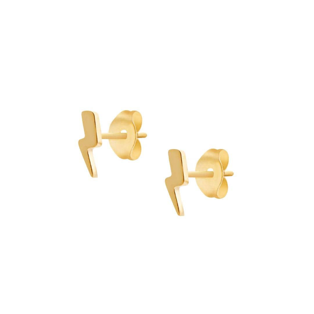 BohoMoon Stainless Steel Stormi Stud Earrings Gold