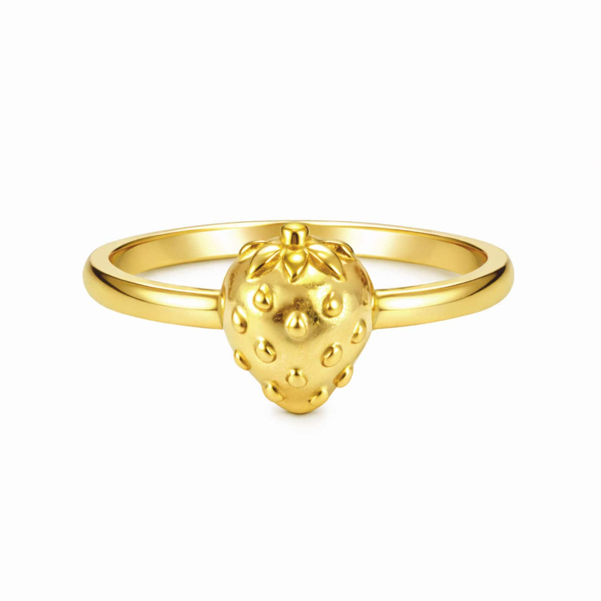 Bohomoon Stainless Steel Strawberry Ring