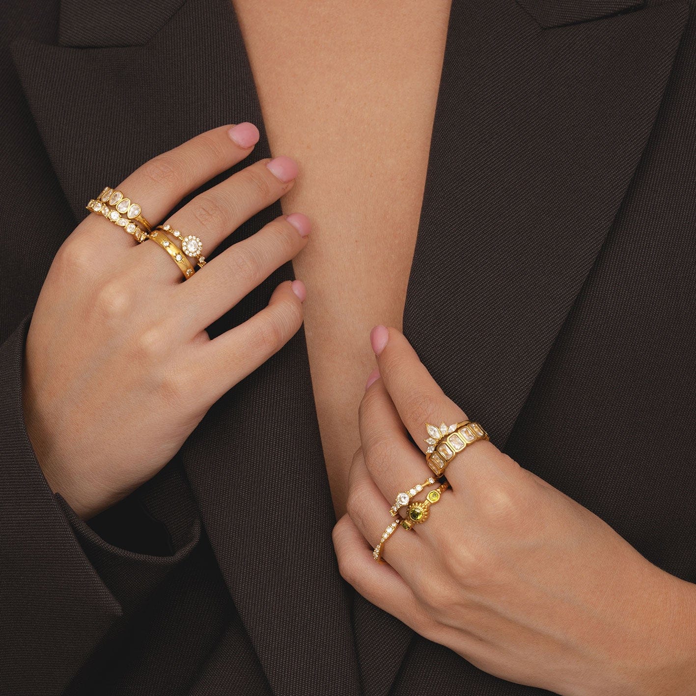 Bohomoon Stainless Steel Sunday Ring