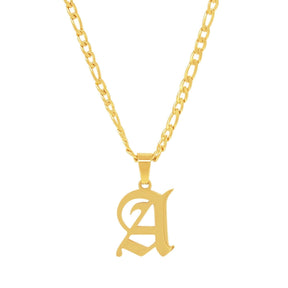 BOHOMOON Stainless Steel Supreme Initial Necklace Gold / A