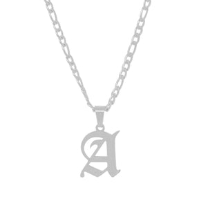 BOHOMOON Stainless Steel Supreme Initial Necklace Silver / A