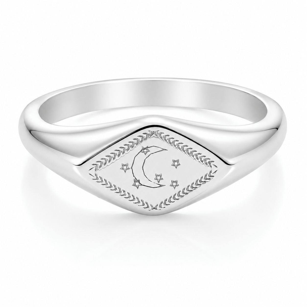 Bohomoon Stainless Steel Sweet Dreams Signet Ring