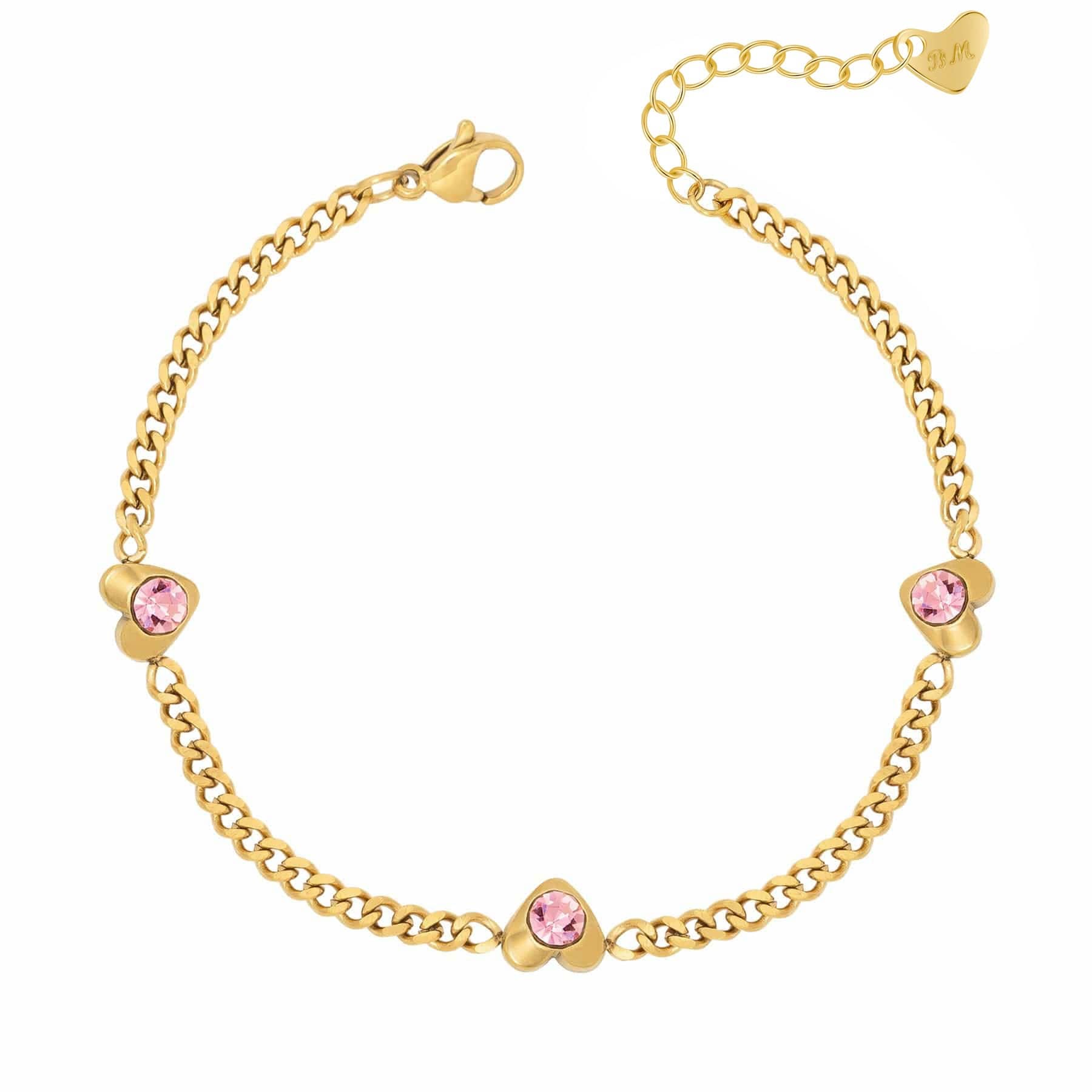Bohomoon Stainless Steel Sweetheart Bracelet