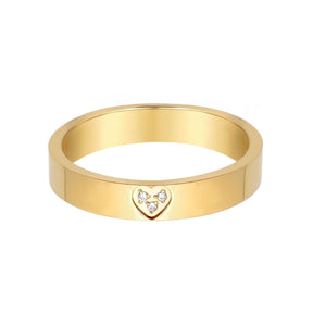 BohoMoon Stainless Steel Sydney Ring Gold / US 6 / UK L / EUR 51 (small)
