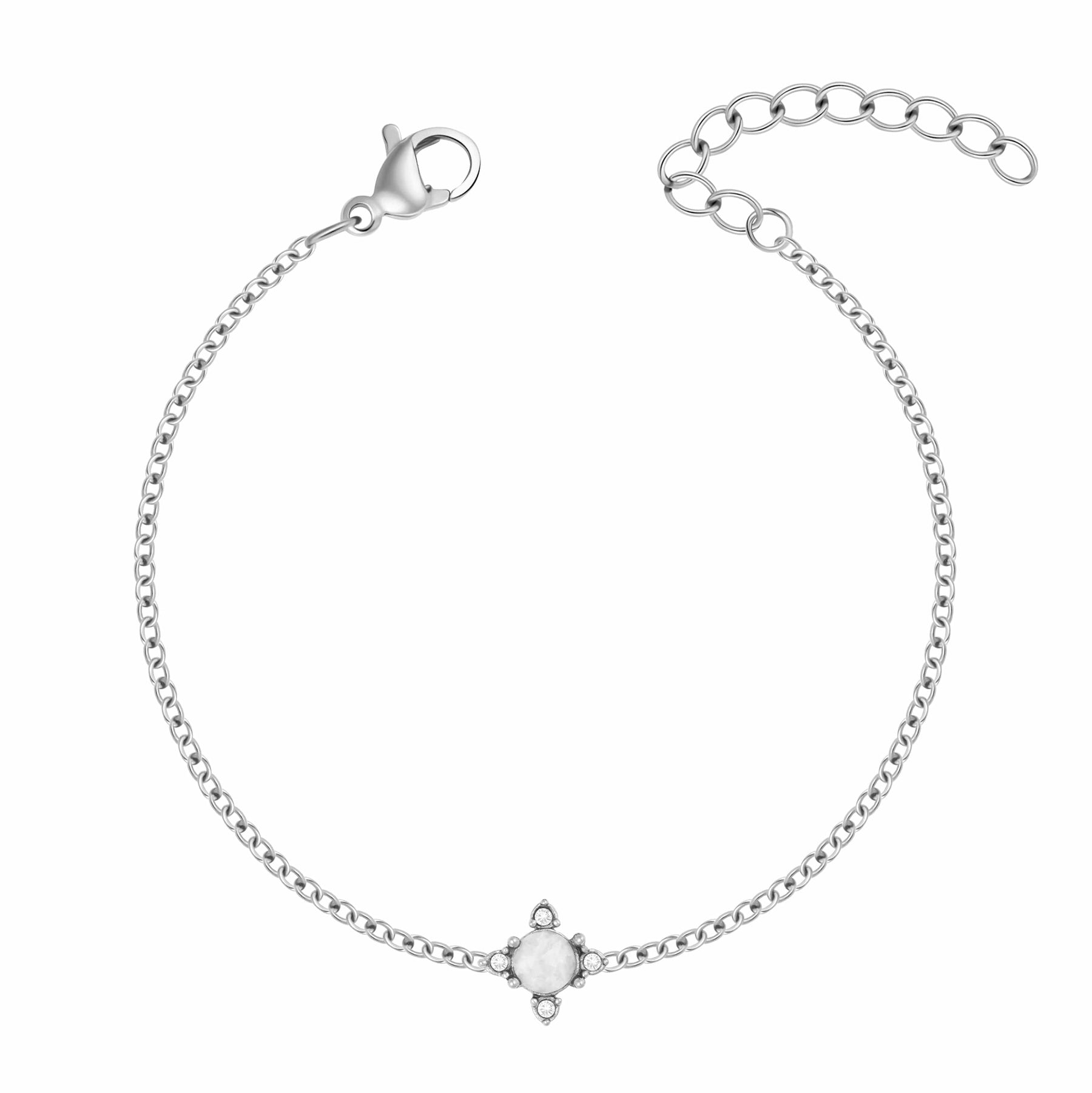 Bohomoon Stainless Steel Talia Opal Bracelet
