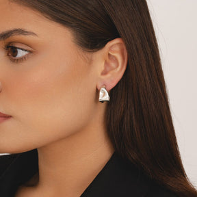 Bohomoon Stainless Steel Tamara Hoop Earrings