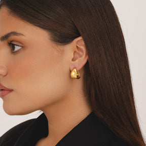 Bohomoon Stainless Steel Tamara Hoop Earrings