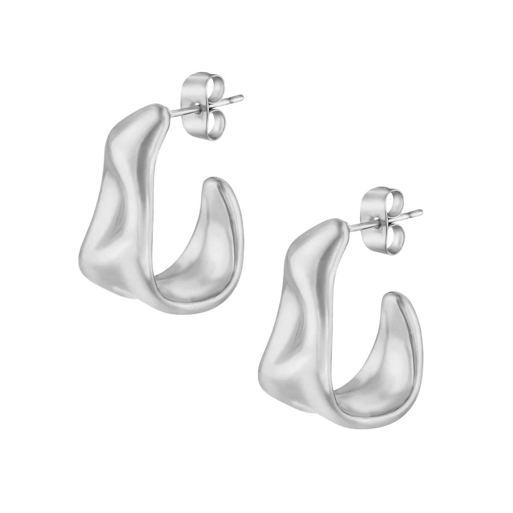 Bohomoon Stainless Steel Tamara Hoop Earrings