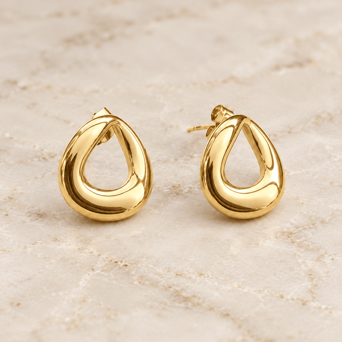 Bohomoon Stainless Steel Tangier Stud Earrings