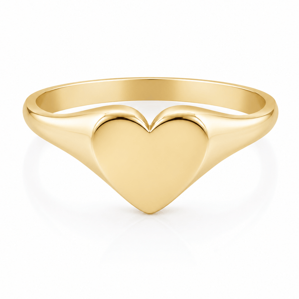 Bohomoon Stainless Steel Te Amo Signet Ring