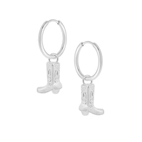 Bohomoon Stainless Steel Tennessee Hoop Earrings