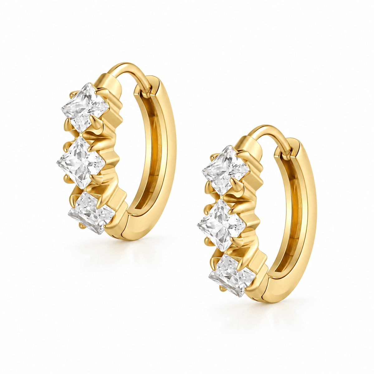 Bohomoon Stainless Steel Tess Hoop Earrings