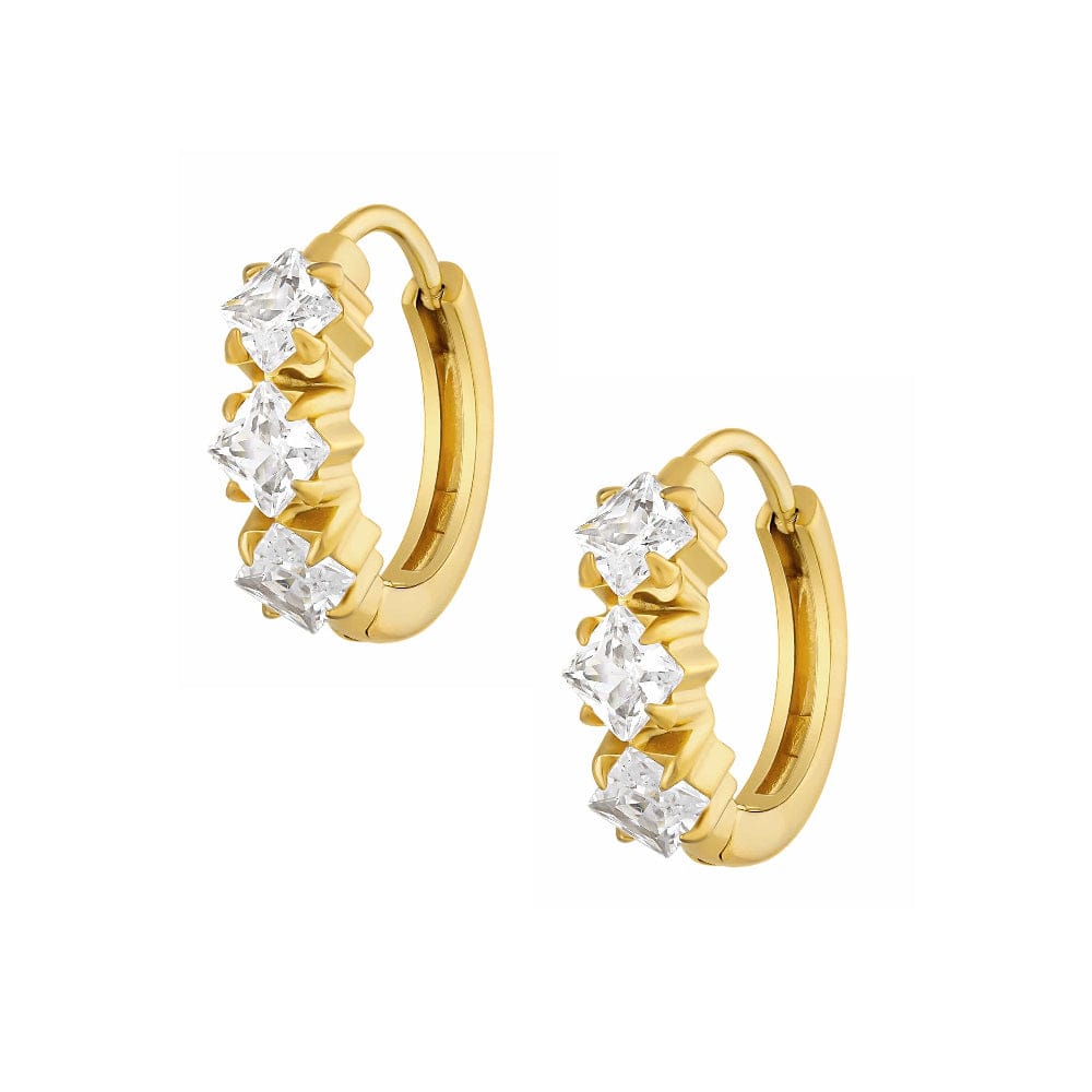 Bohomoon Stainless Steel Tess Hoop Earrings