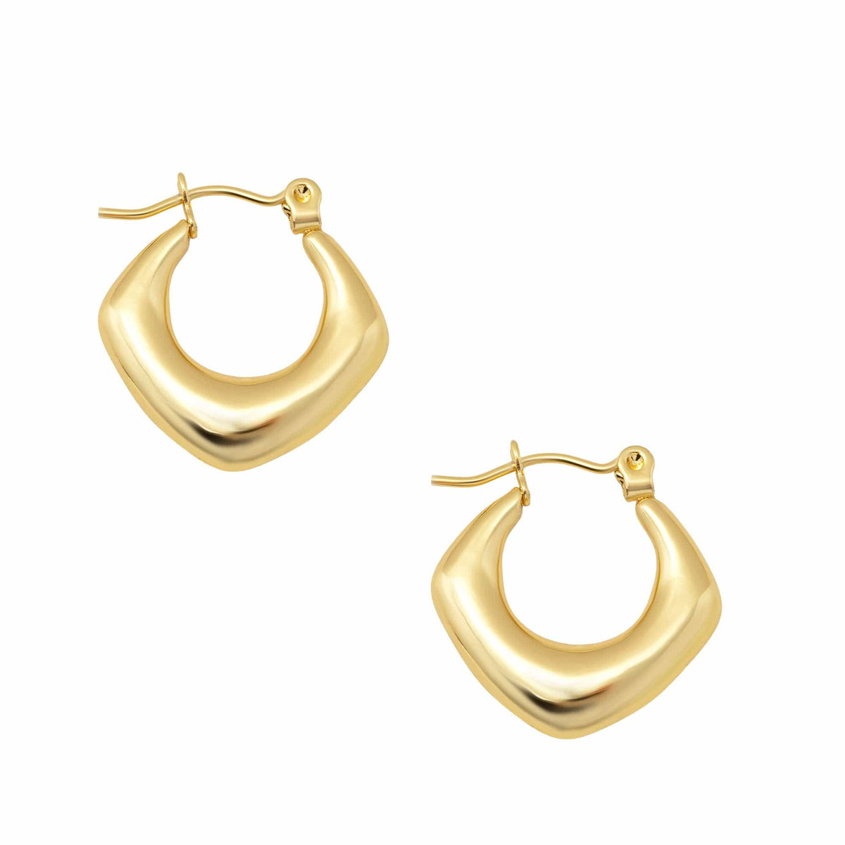 BohoMoon Stainless Steel Tessa Hoop Earrings Gold